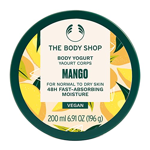 The Body Shop Mango Body Yogurt - Instant Hydration, Vegan, Almond Milk - 6.91 oz