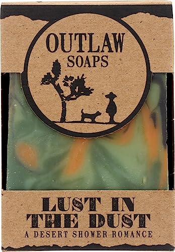 OUTLAW SOAPS Lust in the Dust Bar Soap - Vegan, Cruelty-Free Formula - 4.5 OZ