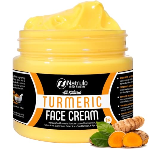 Turmeric Skin Cream - Brightens, Detoxifies & Heals, All-Natural Ingredients - 2 Oz