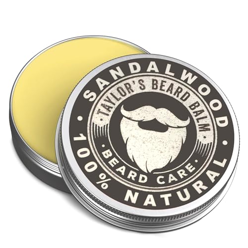 Taylor's Beard Balm - Nourishing Moisturizer with Sandalwood Scent, 2oz