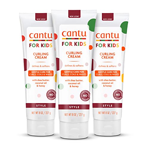 Cantu Kids Shampoo & Body Wash - Strengthens Curls, No Harsh Ingredients - 8oz, Pack of 3