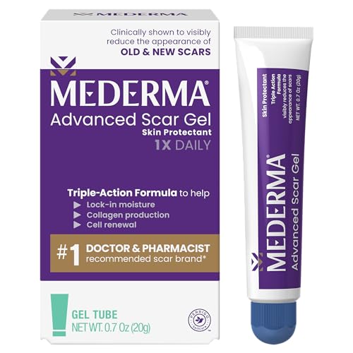 Mederma Advanced Scar Gel - Reduces Redness & Improves Texture, Treats All Scars - 0.70oz