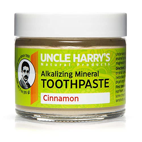 Uncle Harry's Toothpaste - Natural Whitening, Fresh Breath & Enamel Support - 4oz