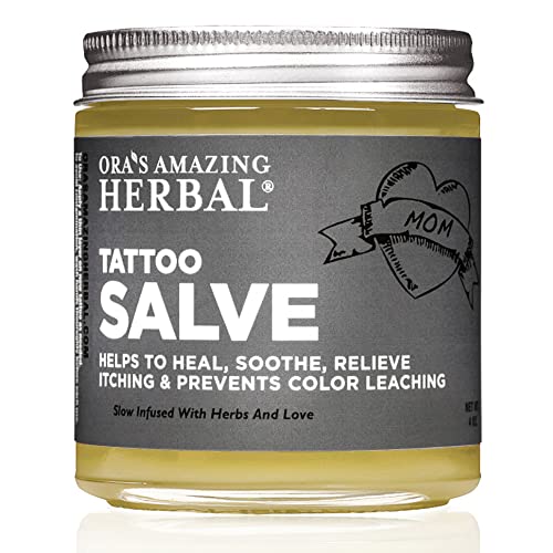 Ora's Amazing Herbal Healing Salve - Fast Tattoo Recovery, Herbal Infusion, 4 oz