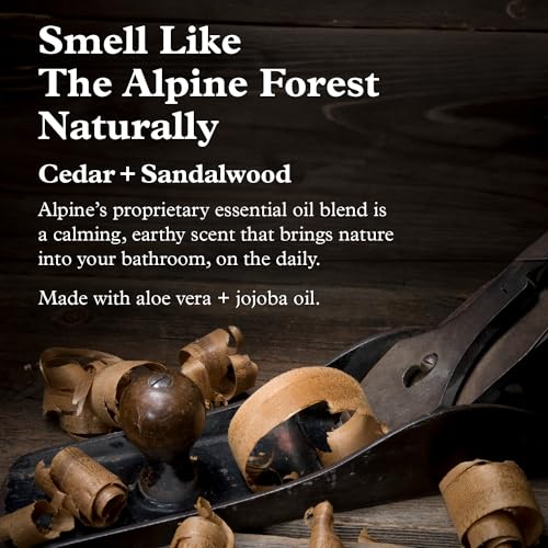 ALPINE PROVISIONS Cedar & Sandalwood Body Wash - Nourishing, Vegan, Sulfate-Free - 16.9 fl oz