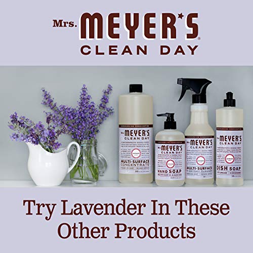 Mrs. Meyer's Multi-Surface Cleaner - Odor Eliminator, Cruelty-Free, Lavender Scent - 16oz Pack of 3