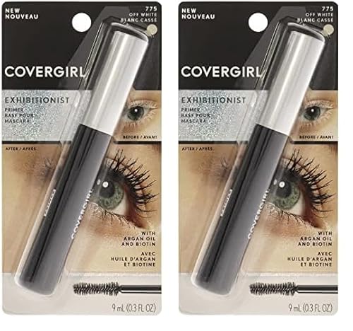 COVERGIRL Exhibitionist Lash Primer - Volumizing, Nourishing Biotin & Oils - Off White, 0.3 fl oz