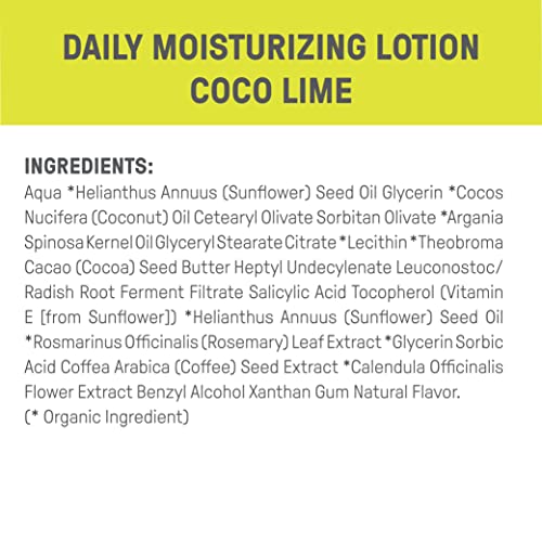 Raw Elements Daily Moisturizing Lotion - Hydrating Cocoa Butter & Vitamin E, Reef-Safe - 4oz