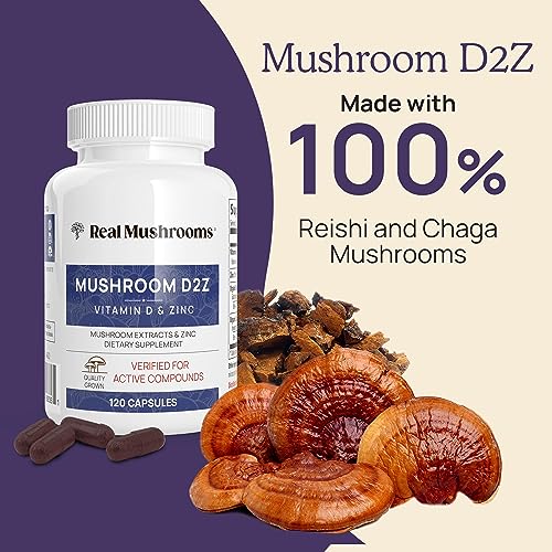 Real Mushrooms Mushroom Supplement Bundle - Immune Support & Energy - Vegan, Organic - 240ct