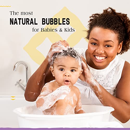 Alaffia Kids Bubble Bath - Gentle Cleansing with Shea Butter & Lavender, Vegan - 32 Fl Oz