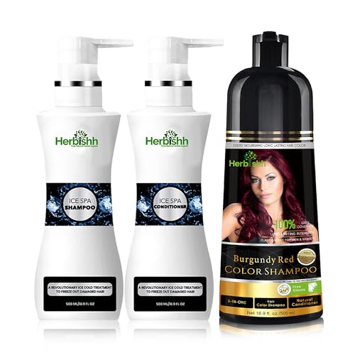 Herbishh Hair Care Set - Restore Vibrant Color & Nourish with Natural Ingredients - 500 ML