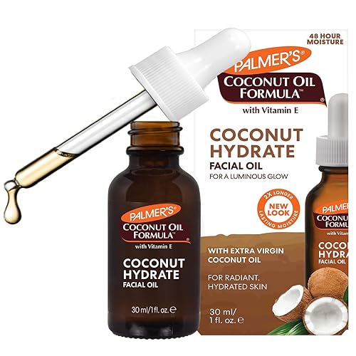 Palmer's Coconut Oil Formula Facial Oil - Deep Hydration, Fair Trade Ingredients - 1oz