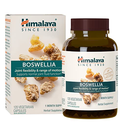 Himalaya Boswellia Herbal Supplement - Joint Mobility & Flexibility Support, 250 mg, 120 Capsules