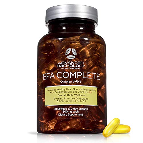 EFA Complete Evening Primrose - Promotes Healthy Hair, Skin, Nails, Gluten-Free - 90 Count