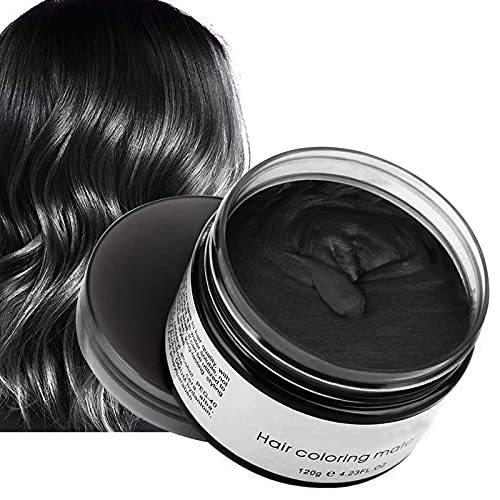 Natural Hair Dye Wax - Easy Application, Non-Irritating, Pleasant Fragrance - 4.23oz Black