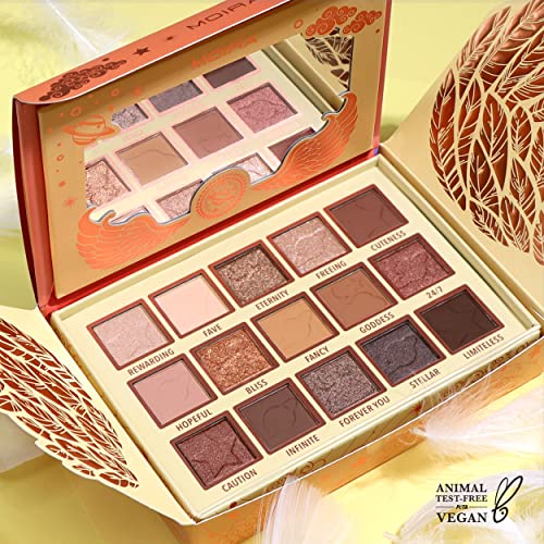 Moira Beauty Chasing Eternity Makeup Palette - Vegan, Cruelty-Free, 15 Versatile Shades