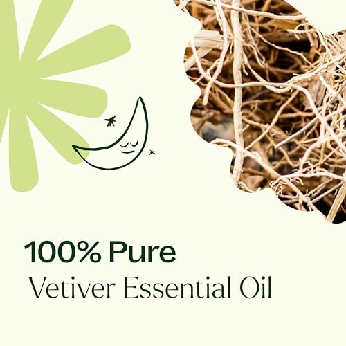 Plant Therapy Vetiver Essential Oil - 100% Pure, Therapeutic Grade, Skin Support - 10 mL