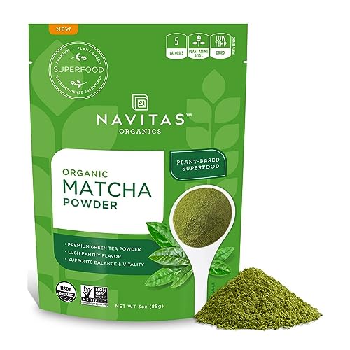 Navitas Organics Matcha Green Tea Powder - Promotes Relaxation & Reduces Inflammation - 3oz