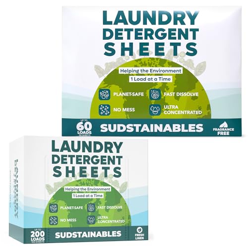 Good Things Laundry Detergent Sheets - Ultra Cleaning, Safe for Sensitive Skin - 30 & 100 Count