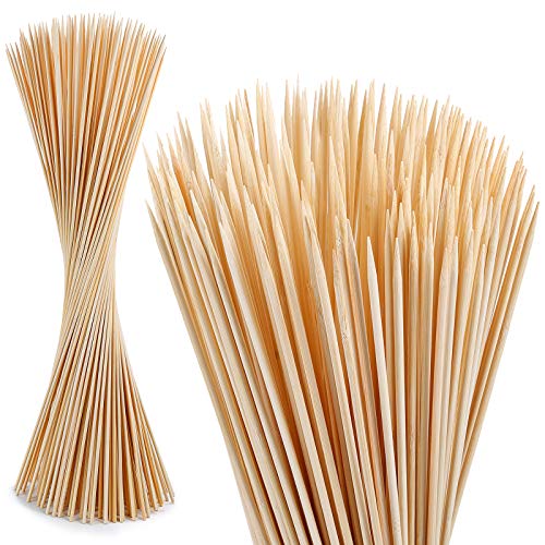 NadaKin Bamboo Skewers - Extra Long 30 Inch for Safe Roasting, Biodegradable, 120 Count