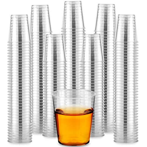 Clear 1.5 Oz Plastic Shot Glasses - BPA-Free, Durable Design, 1000 Count for Events