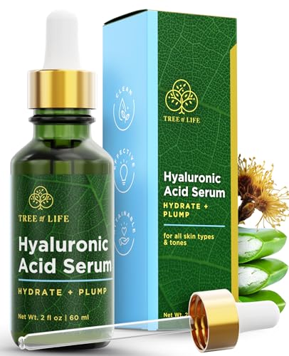 Tree of Life Face Serum - Brightening & Hydrating, Dermatologist-Tested for Sensitive Skin - 2 Fl Oz