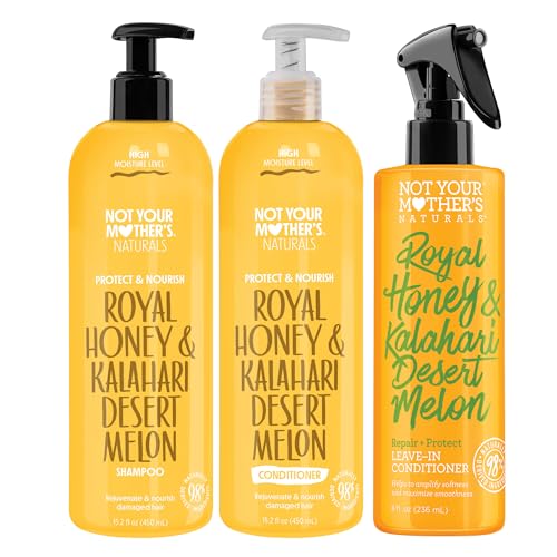 Not Your Mother's Naturals Hair Care Set - Nourishing Shampoo, Conditioner & Leave-In - Honey Melon