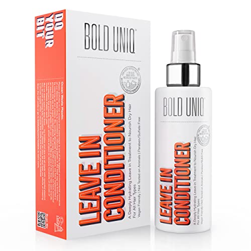 Bold Uniq Leave-In Conditioner - Intense Hydration, Anti-Frizz, Vegan, 5.9 Fl. Oz