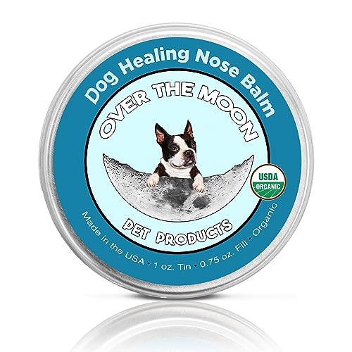 Over The Moon Pets Dog Nose Balm - Soothes & Repairs Dry Noses, Veterinarian Recommended - 1oz