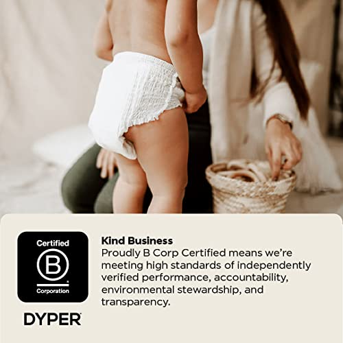 DYPER Diaper Training Pants - Hypoallergenic, Plant-Based, Comfortable Fit - Size 2T-3T, 104 Count