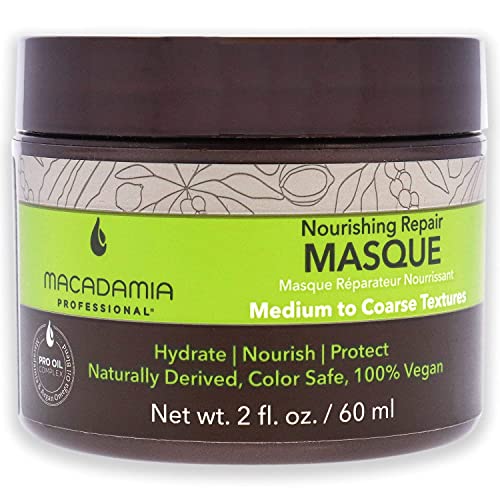 Macadamia Professional Hair Mask - Nourishes, Strengthens, Paraben-Free, 2 fl oz