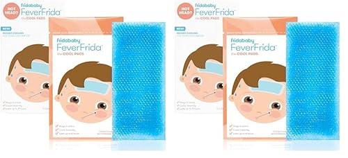 Frida Baby Kids Soothing Patch - Instant Cooling Relief for Fever, Non-Toxic, 5 Count (Pack of 2)