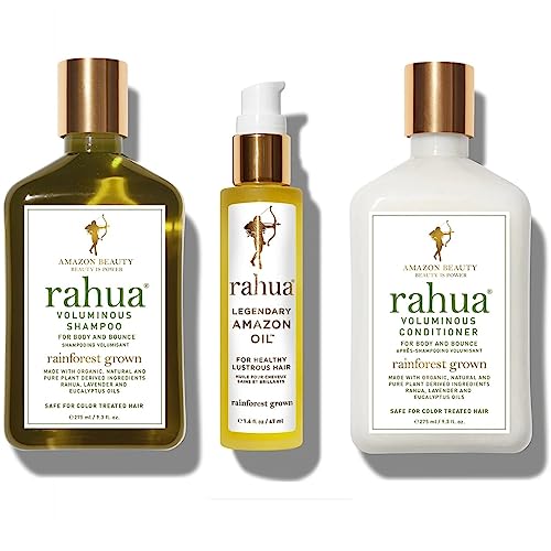 Rahua Hair Care Set - Amplifies Volume & Nourishes with Real Botanical Aroma - 3-Piece Kit