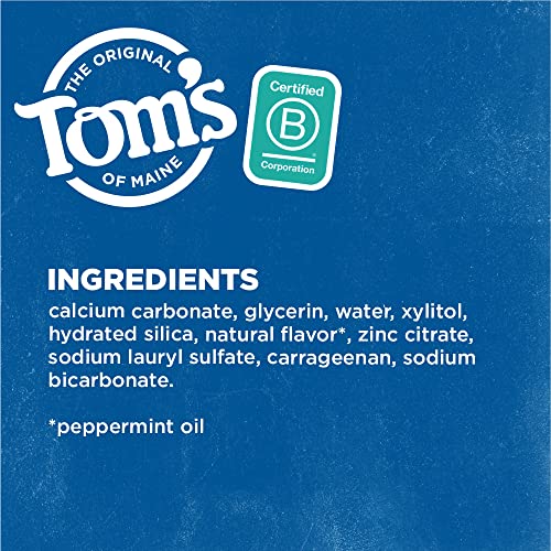 Tom's of Maine Toothpaste - Fluoride-Free Antiplaque, Whitening, Peppermint - 3-Pack, 4.2 oz