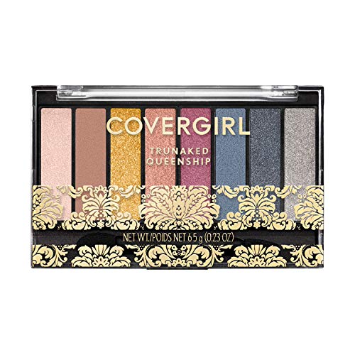 COVERGIRL TruNaked Queenship Eyeshadow Palette - Rich, Blendable Shades, Cruelty-Free - 8 Colors