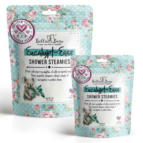 Eucalypt-Ease Shower Steamer Gift Set - Natural Aromatherapy, Moisturizing Benefits - 7+2 Pack