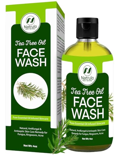 Tea Tree Oil Face Wash – Promotes Skin Balance, Nourishing Aloe Vera - 4oz