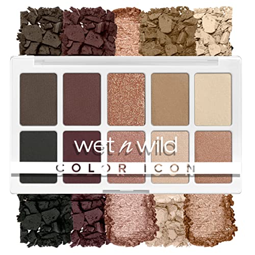 wet n wild Eyeshadow Palette - Long Lasting, Rich Pigment, Cruelty-Free, Brown Nude Awakening