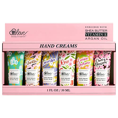 Hand Care Set - Deep Hydration with Vitamin E, 6 Fragrance Variety, Gift-Ready - 1oz Tubes
