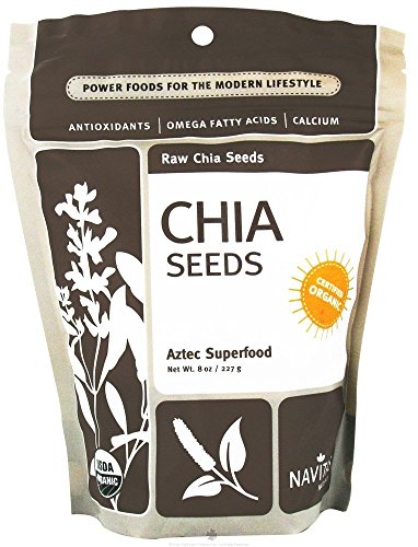 NutraChia Superfood Chia Seeds - Vegetarian Omega Source, Protein-Rich, 8 oz (2-Pack)