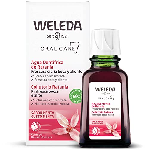 Weleda Mouthwash - Fresh Breath, Strengthens Gums, NaTrue Certified - 50mL Concentrate