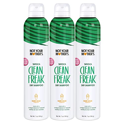 Not Your Mother's Dry Shampoo - Refreshes Hair, Tapioca Starch Formula, Warm Sugar Scent - 3-Pack