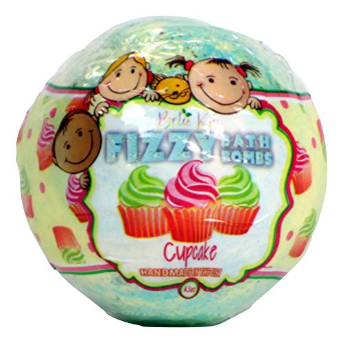 Bela Kids Bath Bomb - Fizzy Fun for Kids, Cupcake Scent, 4.5oz of Joyful Bathing Experience