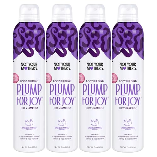 Not Your Mother's Dry Shampoo - Absorbs Oil, Orange Mango Scent - 4-Pack, 7 oz Each