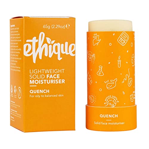 Ethique Quench Lightweight Face Moisturizer - Hydrating, Vegan, Cruelty-Free - 2.29 oz Tube