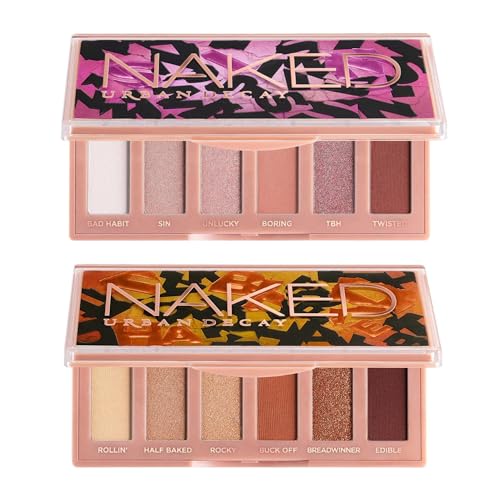 Urban Decay Naked Mini Eyeshadow Palette - Vegan, Long-Lasting, Blendable, 6 Shades