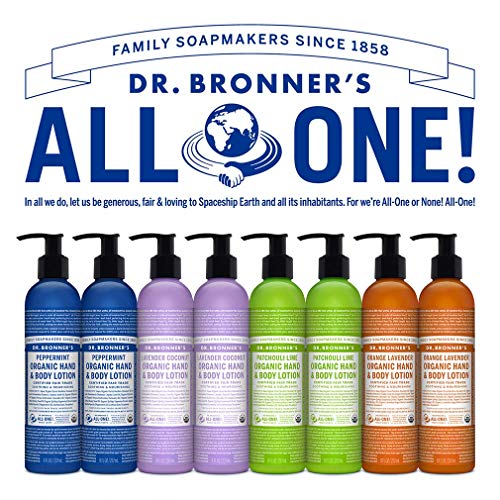 Dr. Bronner's Body Lotion Variety Pack - Nourishing & Soothing Organic Ingredients - 4 Count