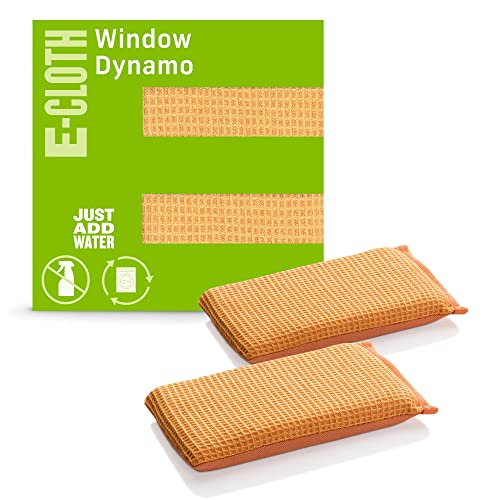 E-Cloth Window Dynamo - Streak-Free Glass Cleaning, 99% Bacteria Removal, Washable - 1 Pack