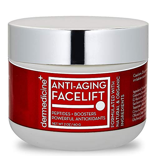 Dermedicine Face Cream - Reduces Fine Lines, Brightens Complexion, Premium Ingredients - 2oz