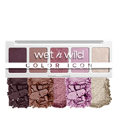 wet n wild Color Icon Eyeshadow Palette - Long-Lasting, Rich Pigments, Cruelty-Free - 5 Shades